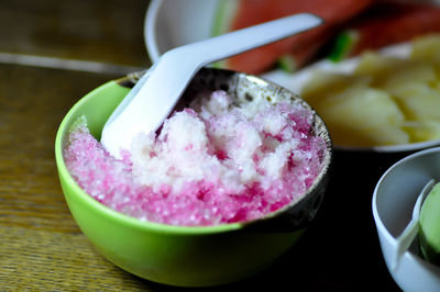 Close-up of fruits in bowl