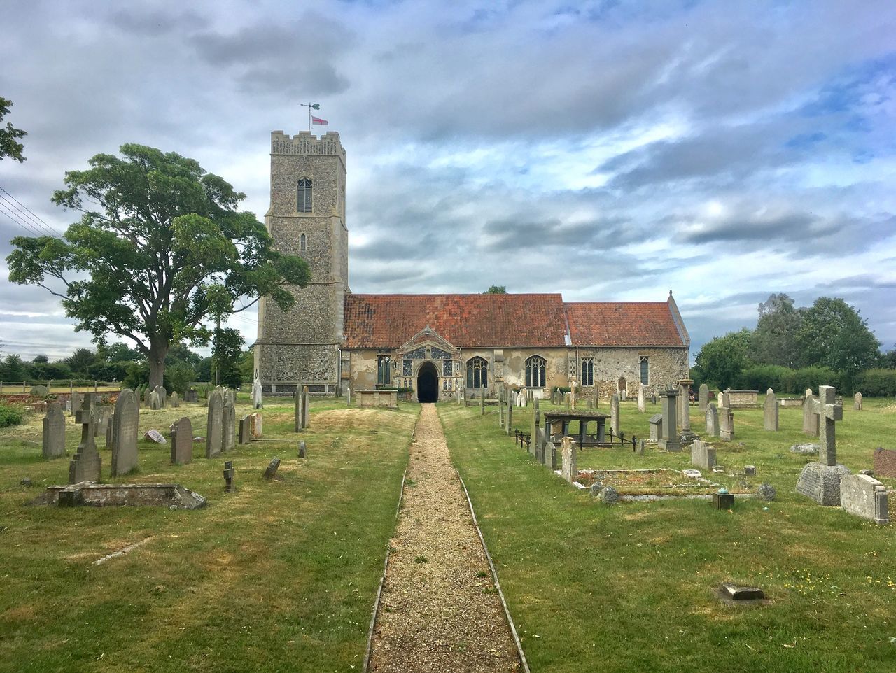 VIEW OF CEMETERY