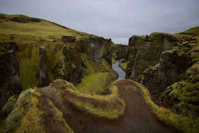 Panoramic view of landscape against sky