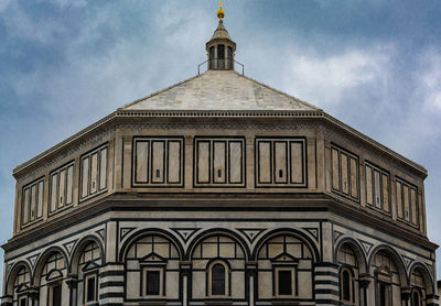 Low angle view of building against sky