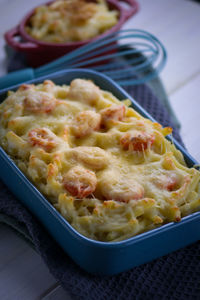 Close-up of pasta in plate