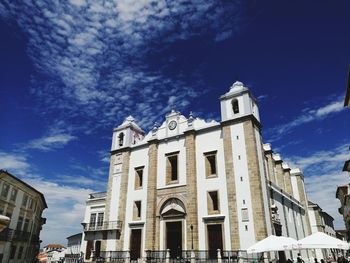 Low angle view of building against sky