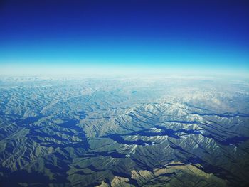 Aerial view of landscape