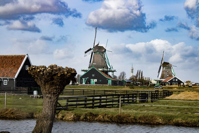 The famous dutch windmills