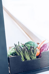 Close-up of food on table