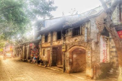 Street amidst buildings in city