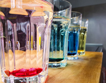 Close-up of drink in glass
