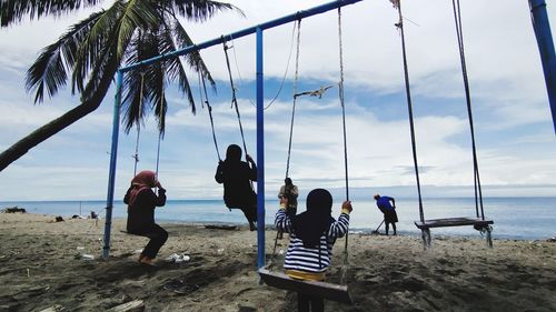 People on beach