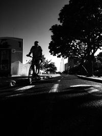 People walking on road in city