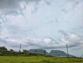 Scenic view of landscape against sky