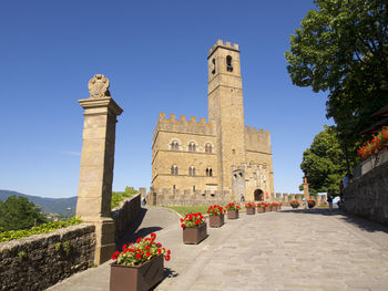 Italy, tuscany, arezzo district, the poppi castle, 