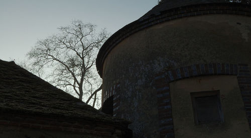 Low angle view of building against sky