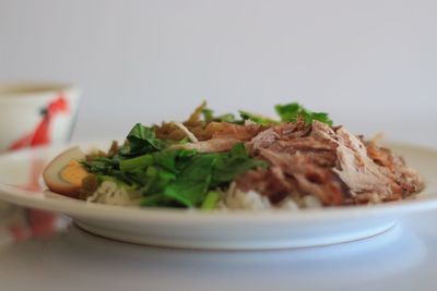 Close-up of food in plate