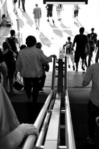 People in city