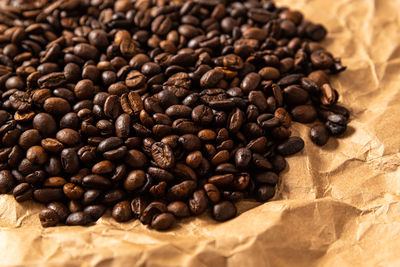 Close-up of coffee beans