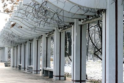 Interior of abandoned building