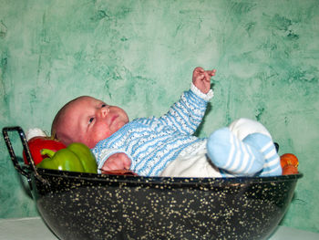 Man lying down on floor