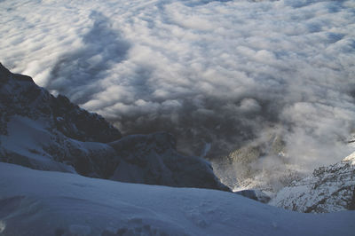 Snow covered landscape