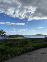 Scenic view of landscape against sky