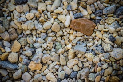 Full frame shot of pebbles