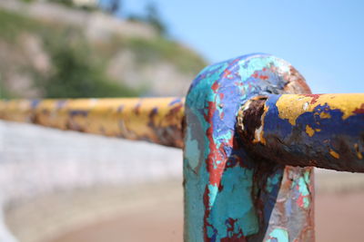 Close-up of rusty metal