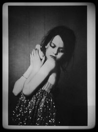 Portrait of young woman