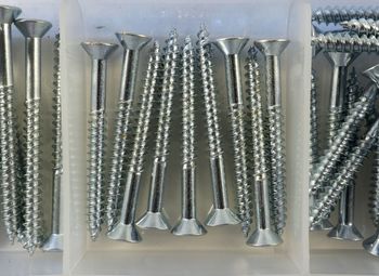 Close-up of metal grate