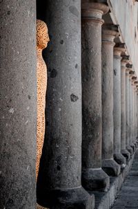 Close-up of old building