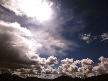 Low angle view of sky