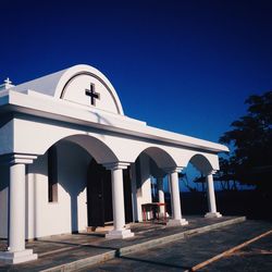 Low angle view of historical building