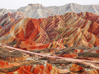 Rock formations in a desert