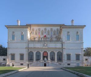 View of building against clear sky