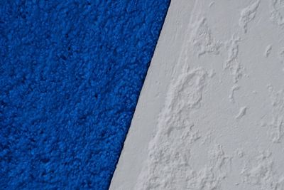 High angle view of swimming pool against wall