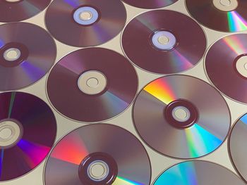 Full frame shot of compact disc