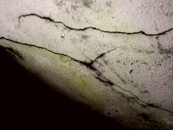 Close-up of cracked surface
