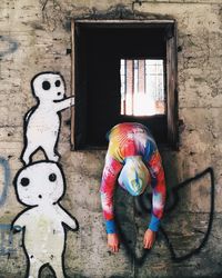 Graffiti on wall