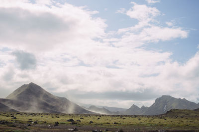 Scenic view of landscape against sky