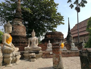 View of temple against sky