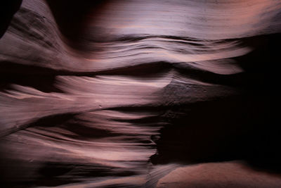 Sandstone at antelope canyon