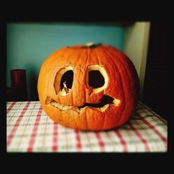 Close-up of pumpkin