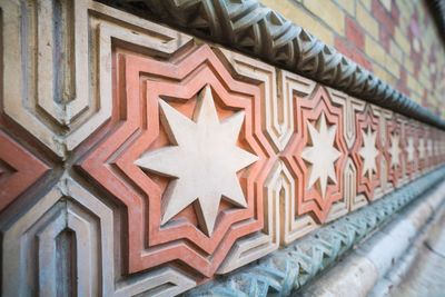 Full frame shot of patterned wall