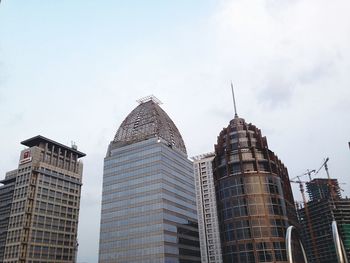 Low angle view of modern building