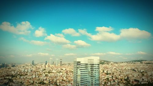 Aerial view of city