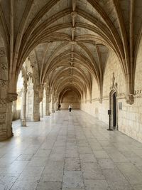 Corridor of historic building