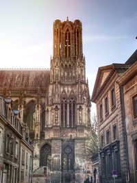 Low angle view of cathedral against sky