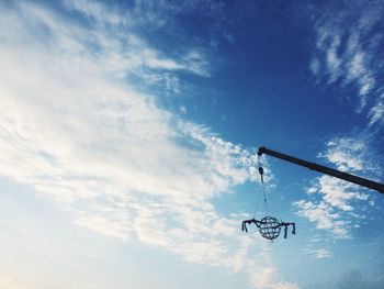 Low angle view of cloudy sky