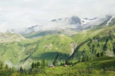 Scenic view of landscape against sky