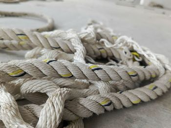 Close-up of ropes