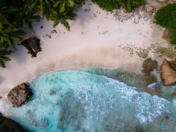 High angle view of water