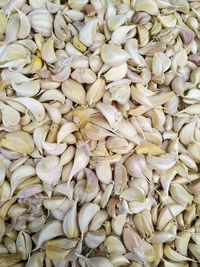 Full frame shot of onions for sale